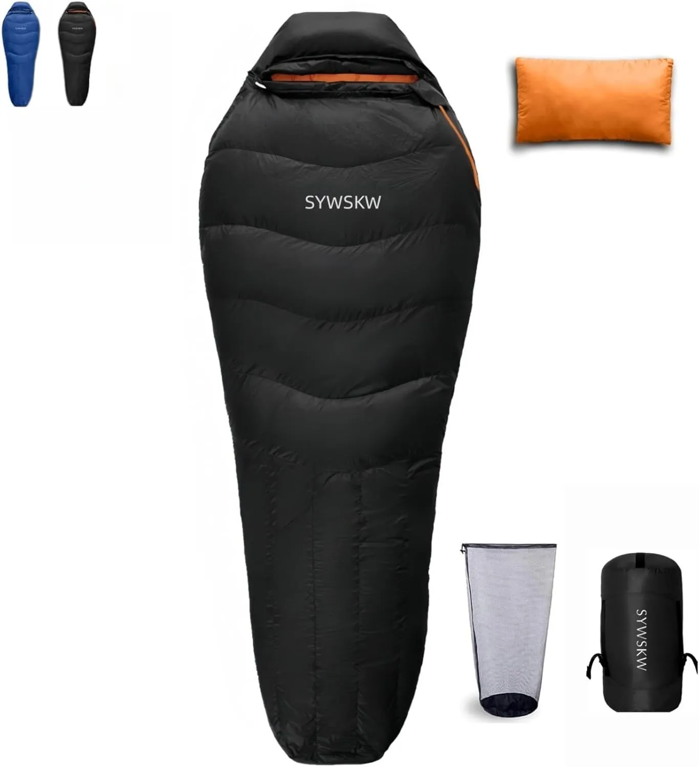 Down Sleeping Bag w/ Pillow