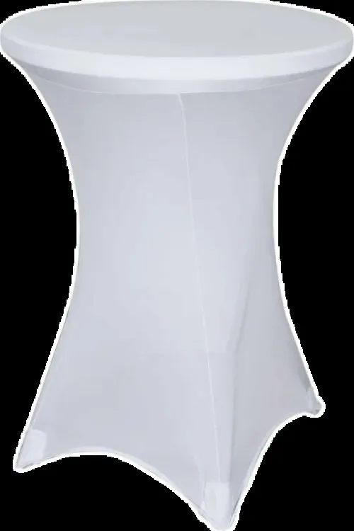 White Table Linen 30" w/ Long Table 72"