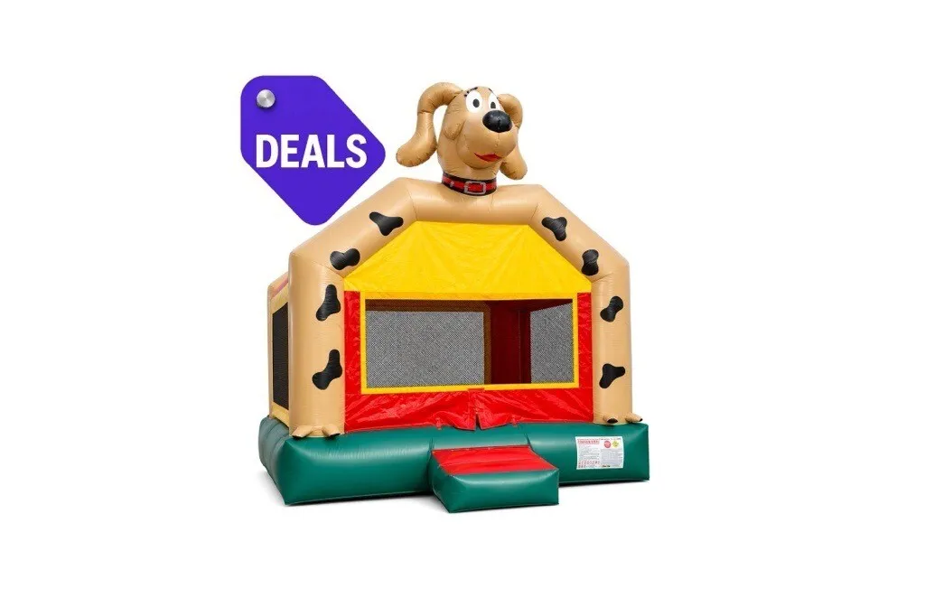 Dog Bounce House with Hoop