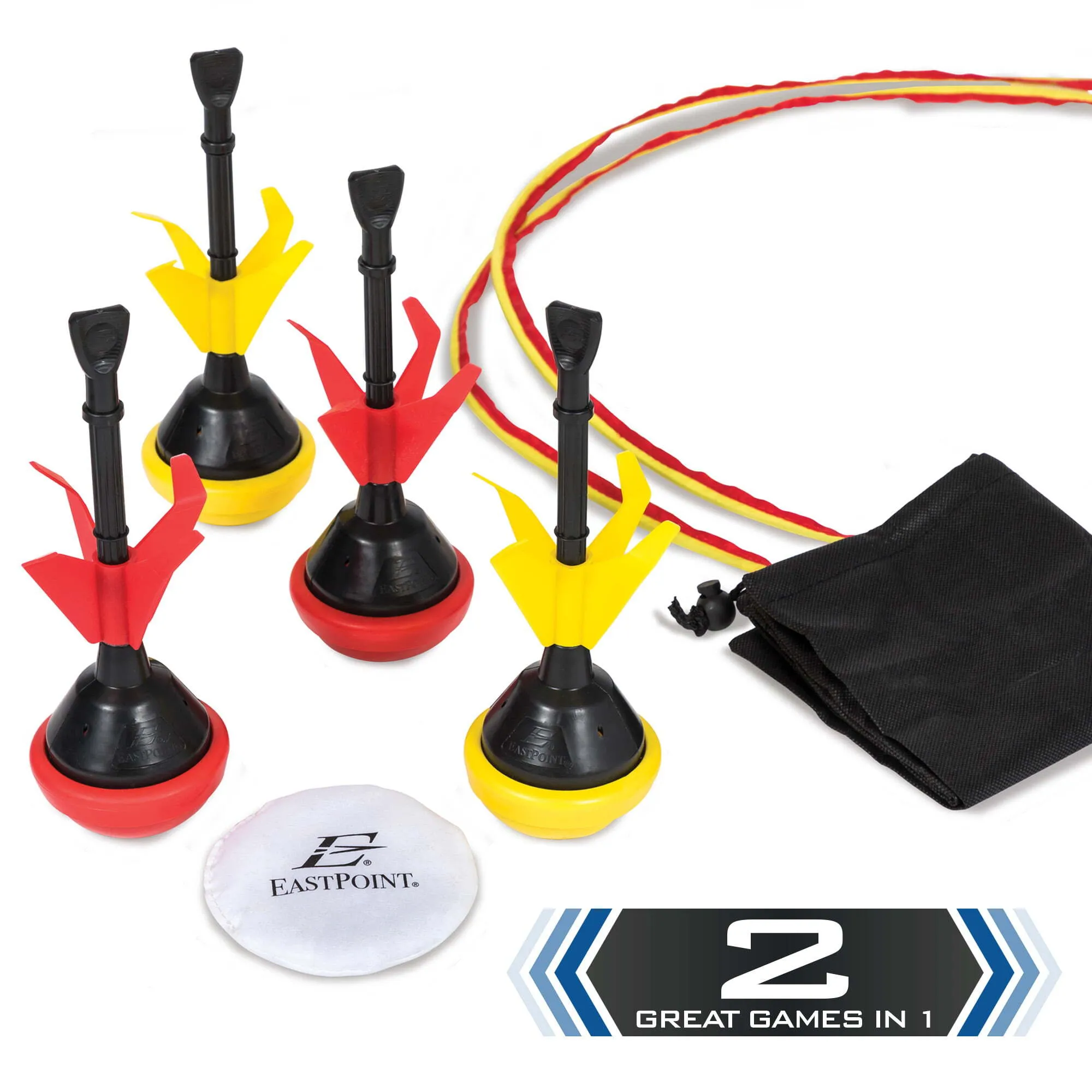 2-in-1 lawn darts and bocce