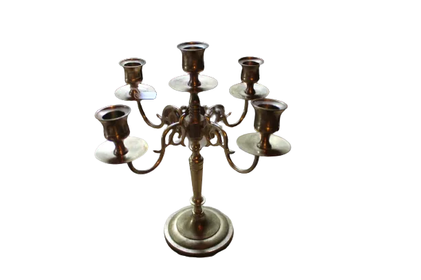 Brass Candelabra - 5 Candles