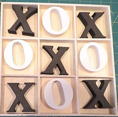 Table top X's and O's