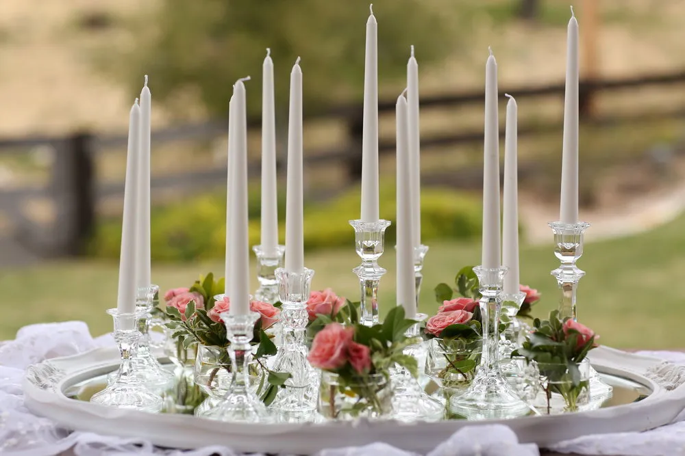 Crystal Candlestick Holders - Assorted