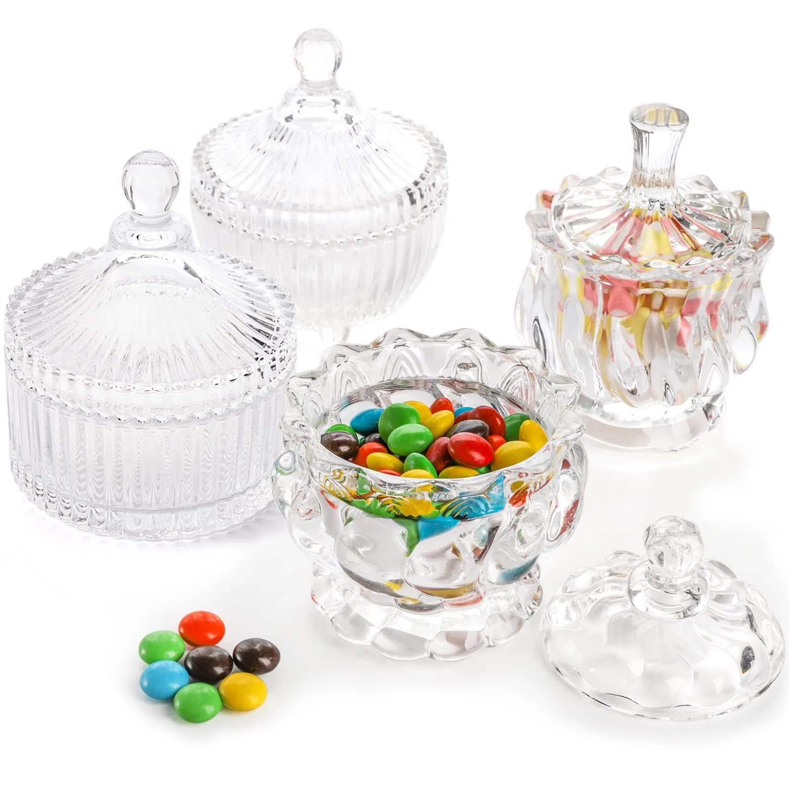 Selection of small candy dishes