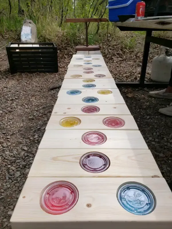 Giant Jello or Jelly Bean Jenga