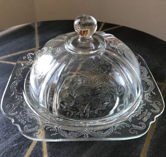 Vintage Butter or Condiment Dish - Madrid Pattern