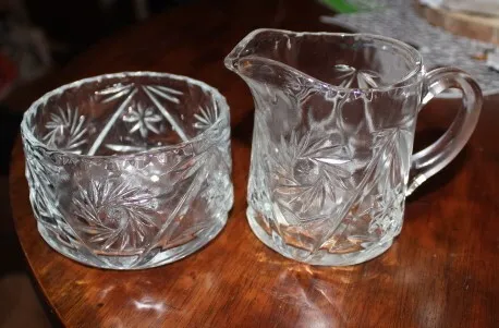 Vintage Cream and Sugar Set - Prescut pattern