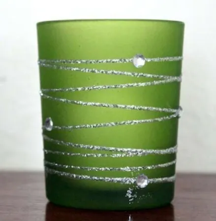 Votive/Tealight Holder - Blue or Green