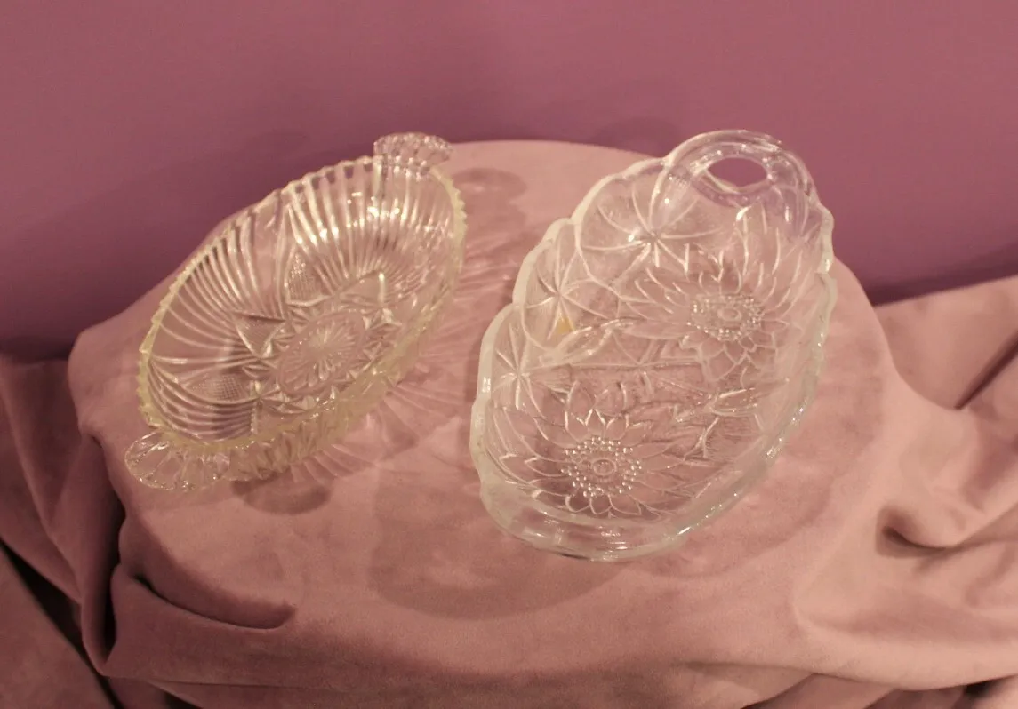 Vintage Condiment Serving Dishes