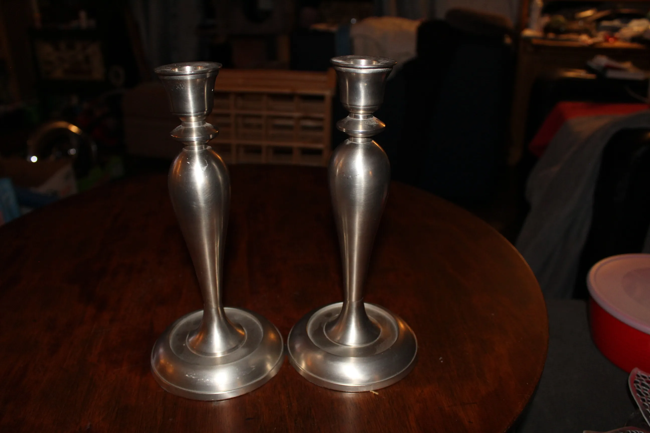 Silver Candlesticks