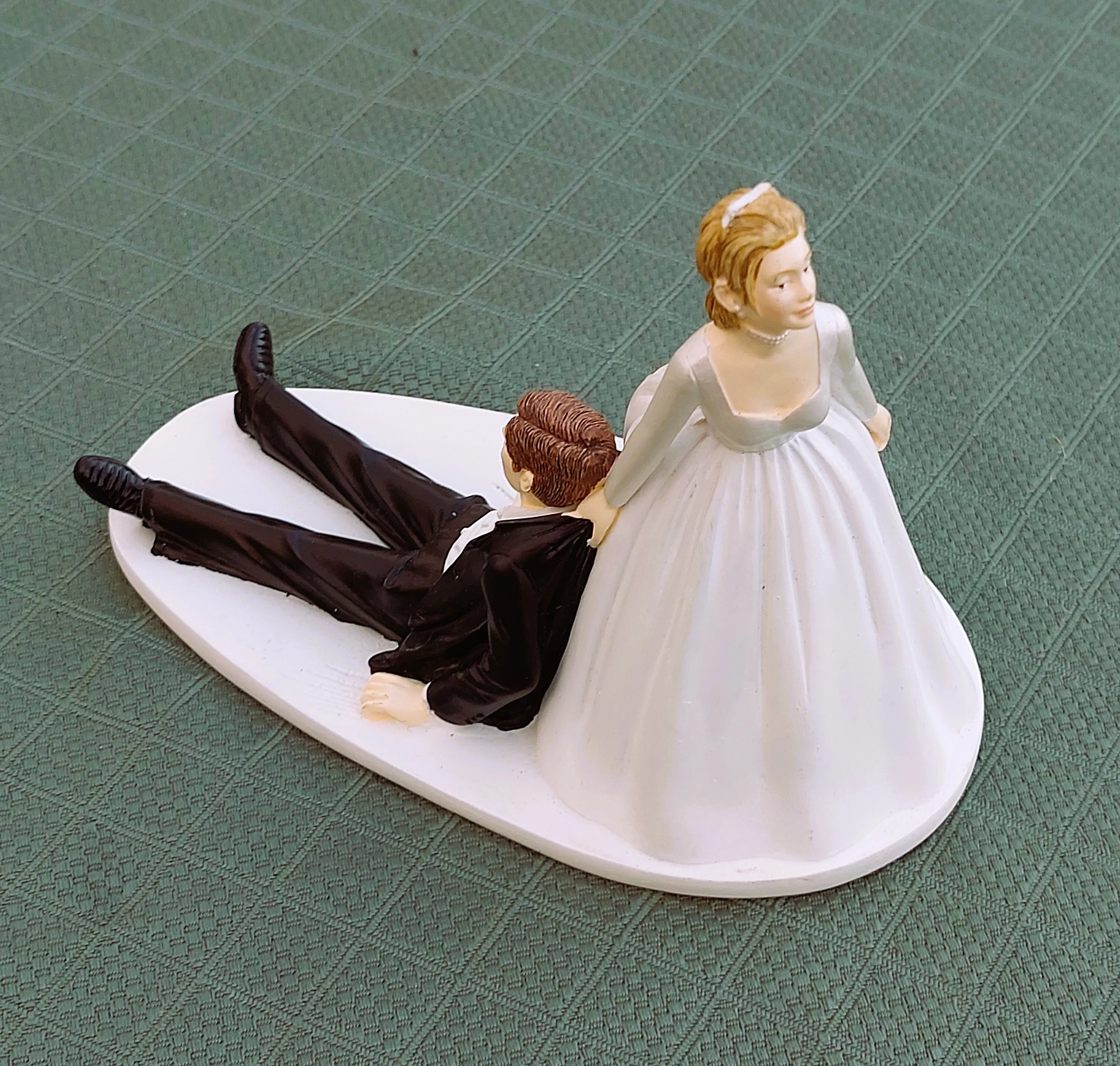 Fun Bride and Groom Figurines