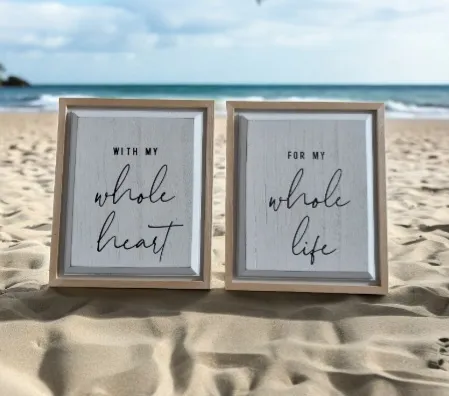 With My Whole Heart Sign