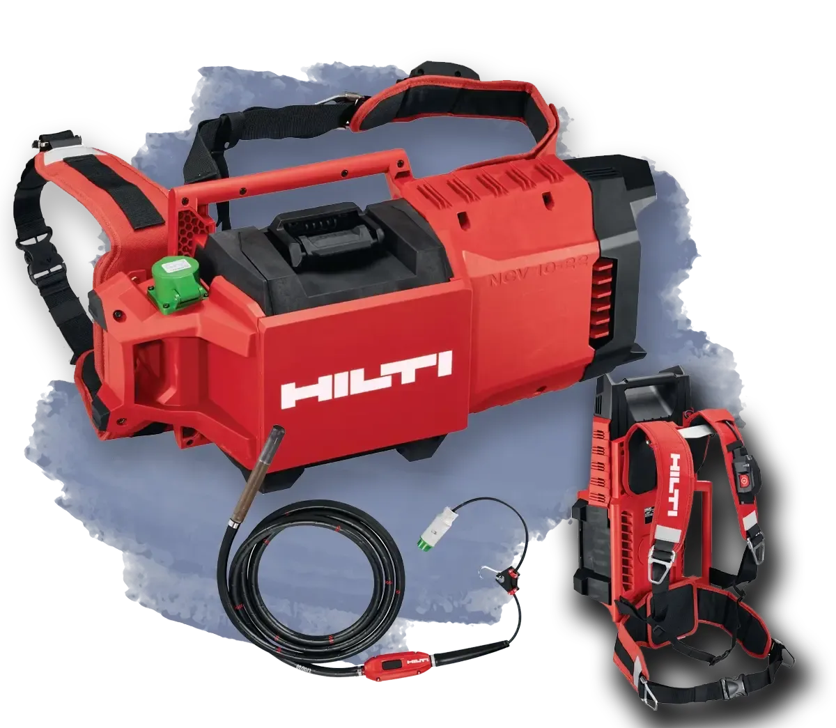 NCV 10-22 Betonrüttler mit Rückentragevorrichtung