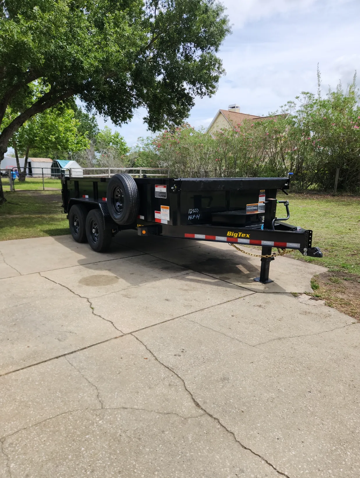 7x14 Big Tex Dump Trailer
