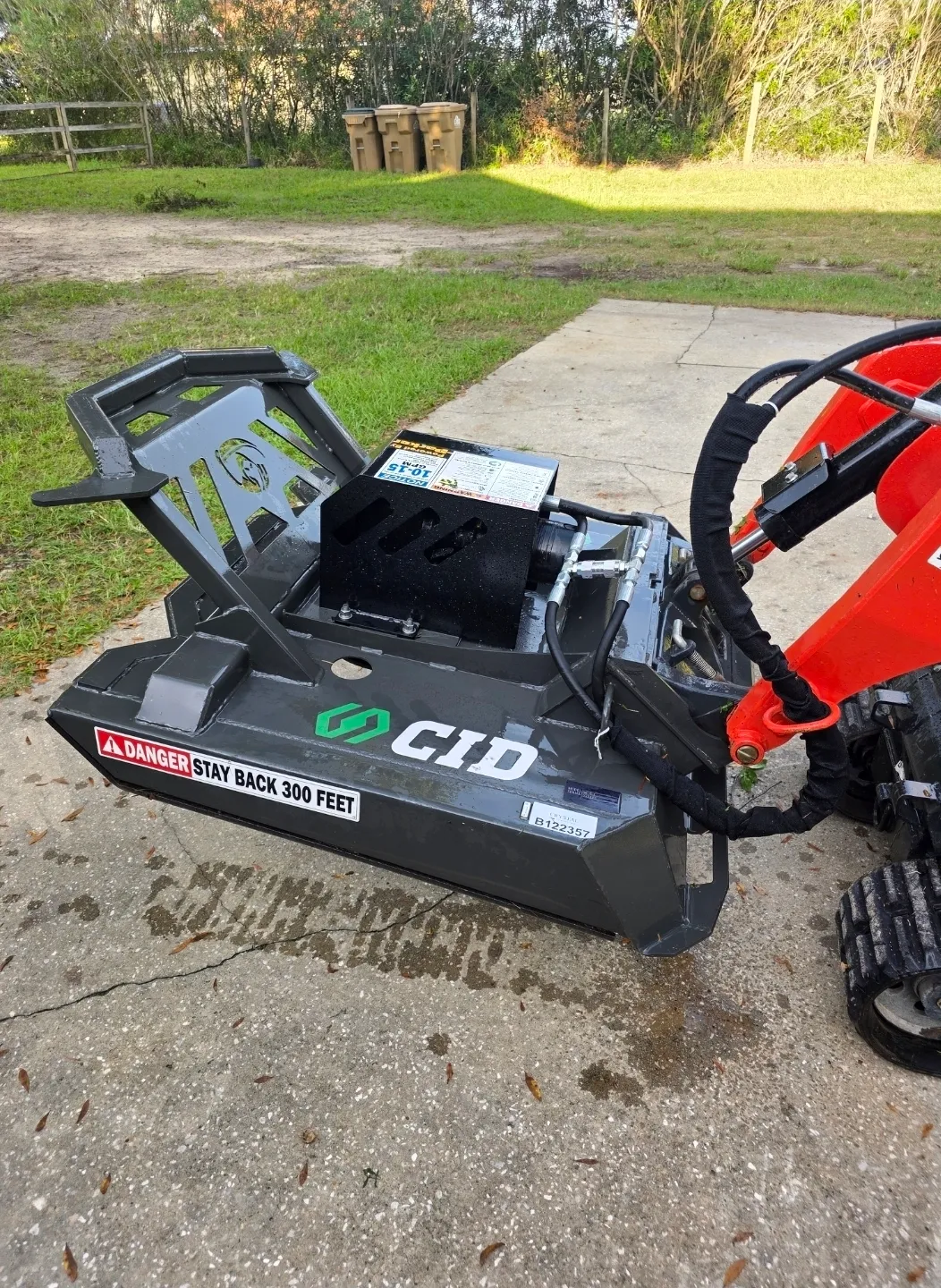 Mini Skid brush cutter 
