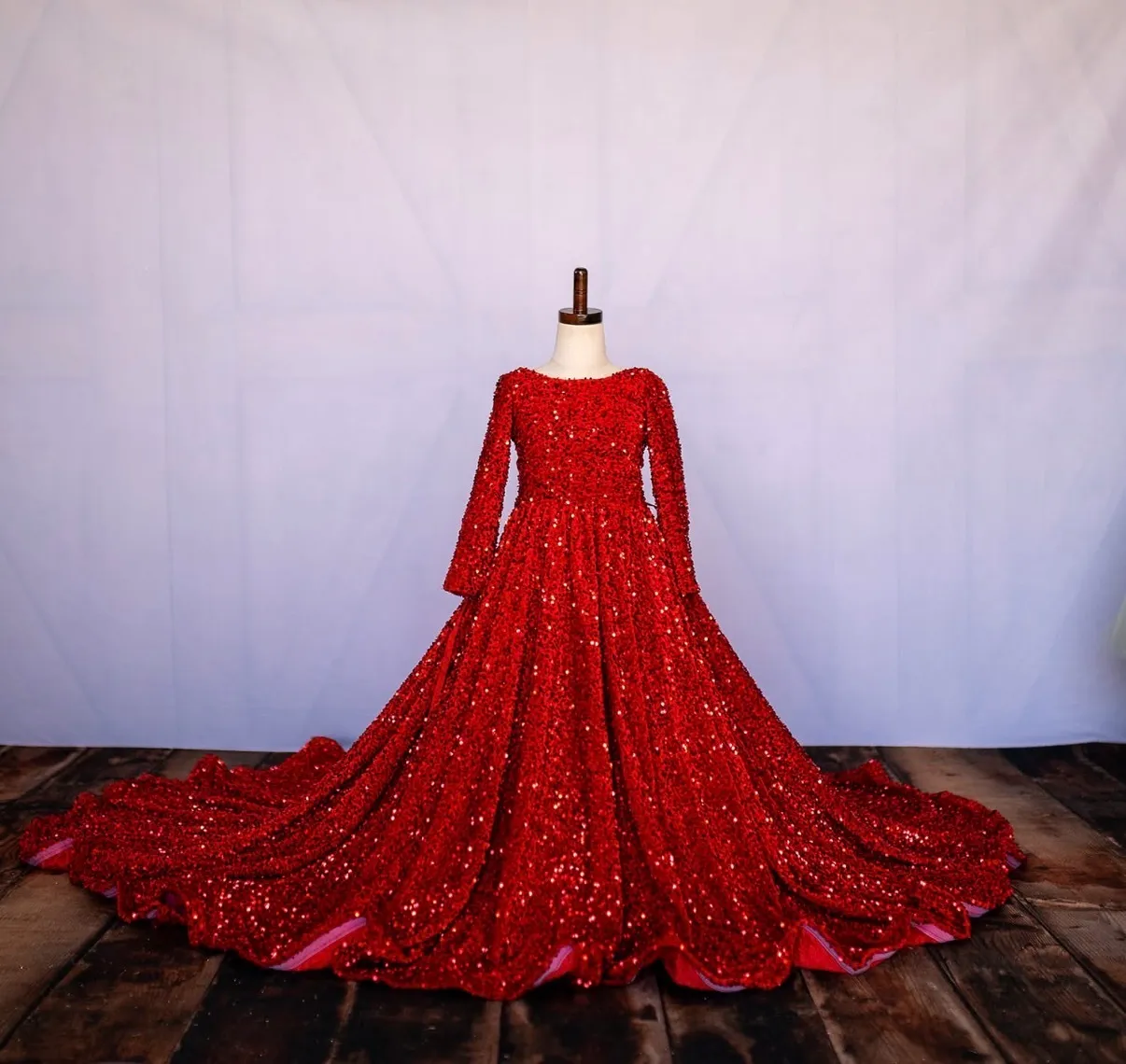 The Ruby slipper gown (sleeveless version)  Size 7, fits 5-9