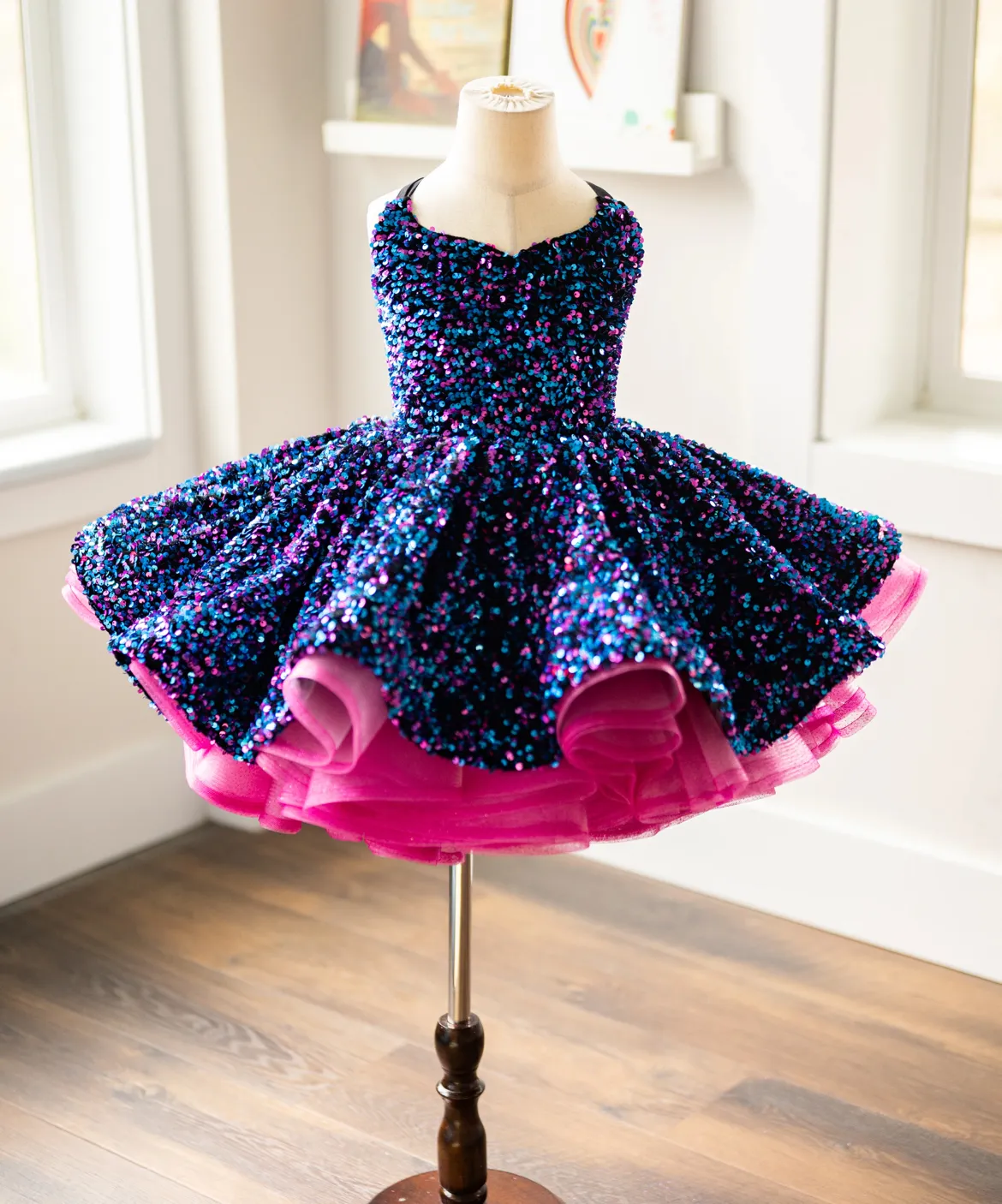 Midnight Glitz Size 6, Fits 4-8