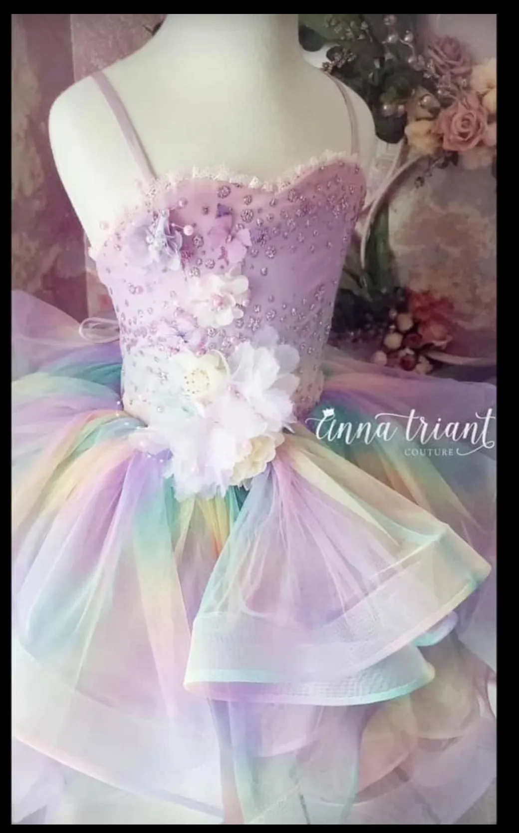 Rainbow/Butterflies Size 8/10