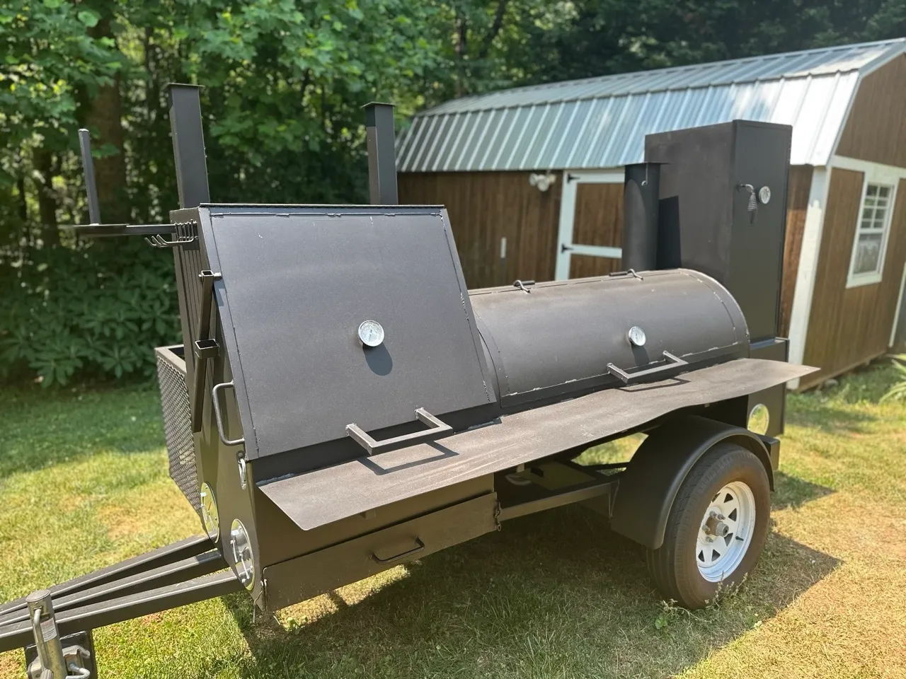 BBQ Smoker Grill Trailer 2500