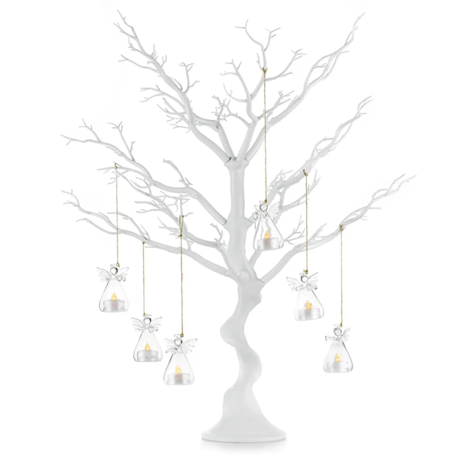 Artificial  White wedding Christmas tree centerpiece 