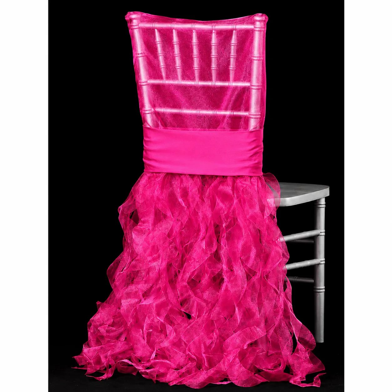 Curly Willow Chiavari Chair fuchsia