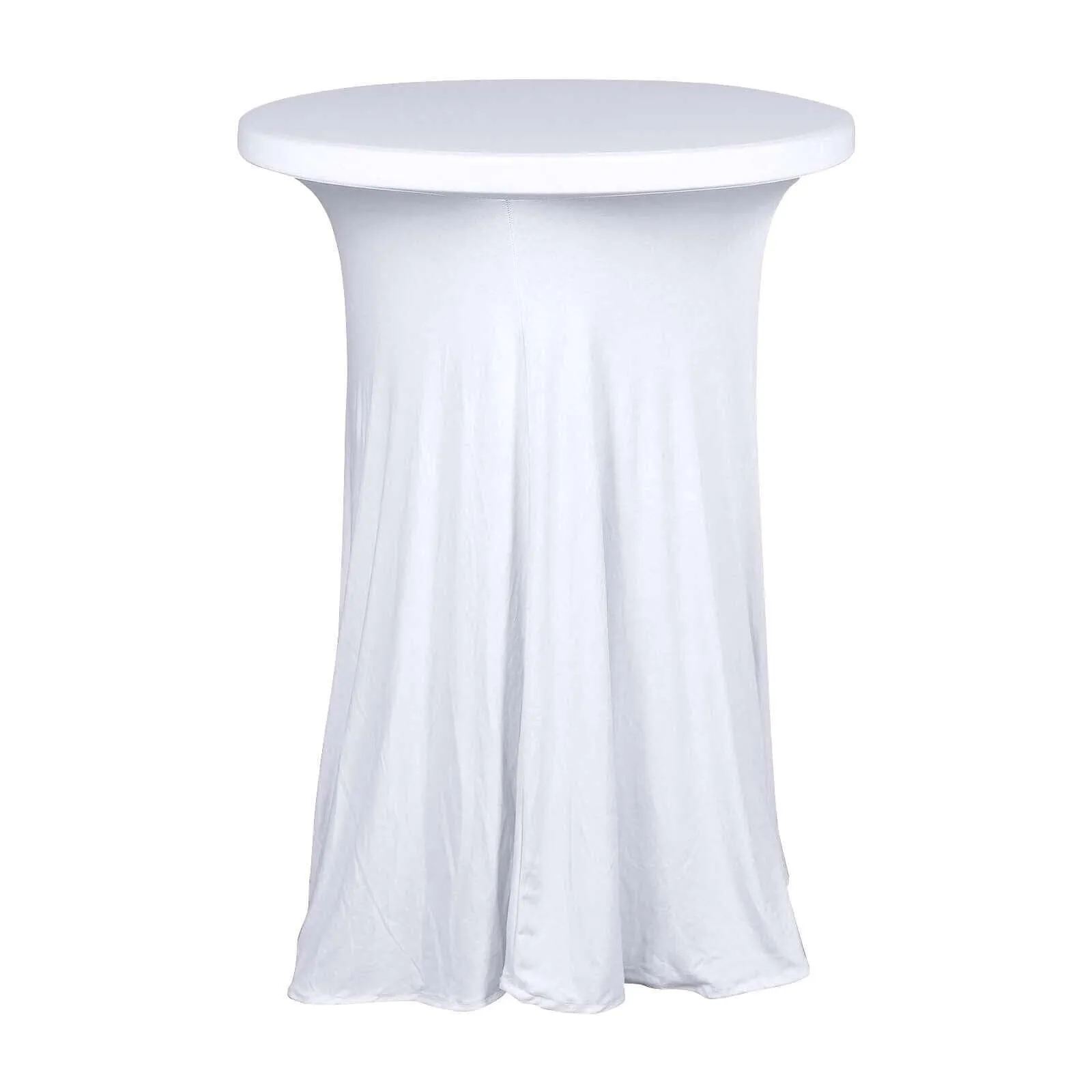 Gold round Spandex Cocktail Table  
