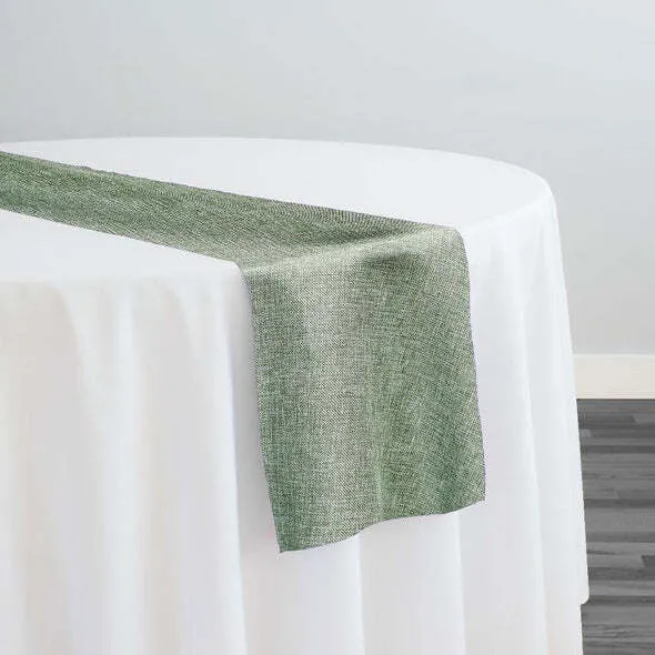Sequin table runners  sage green