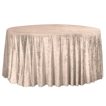 Sequins 108" Round Tablecloth - Copper