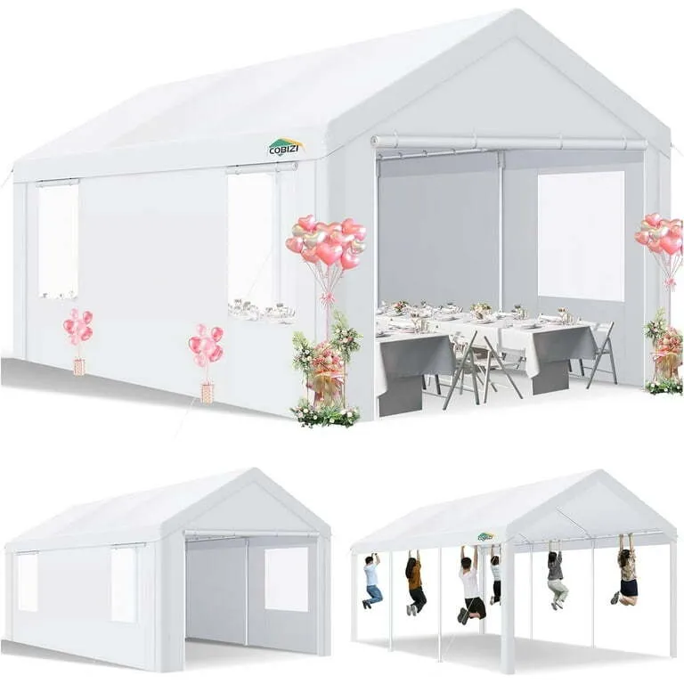 10x20ft Heavy-Duty Pop-Up Tent 