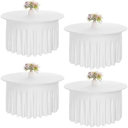  Wavy Spandex Table Cover 5ft  royal blue