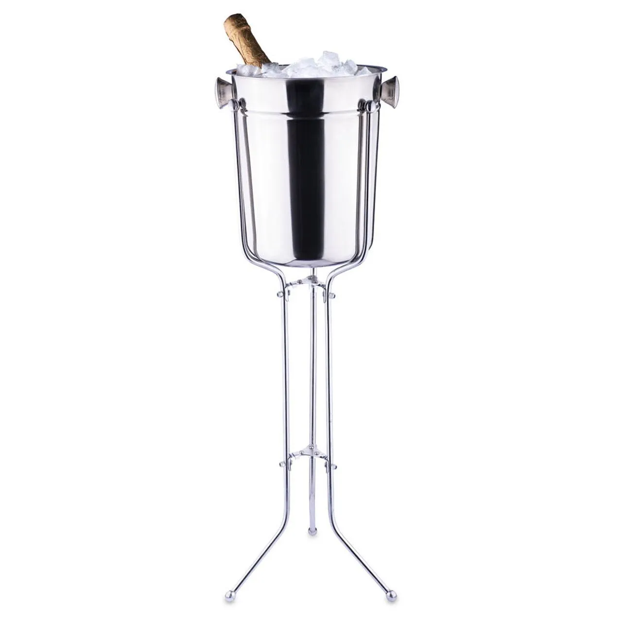 Chrome Ice bucket and stand