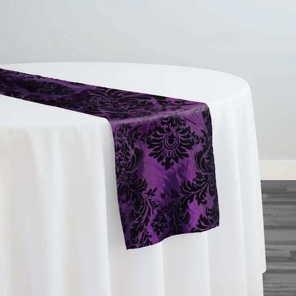  Dark purple sequin table  runner