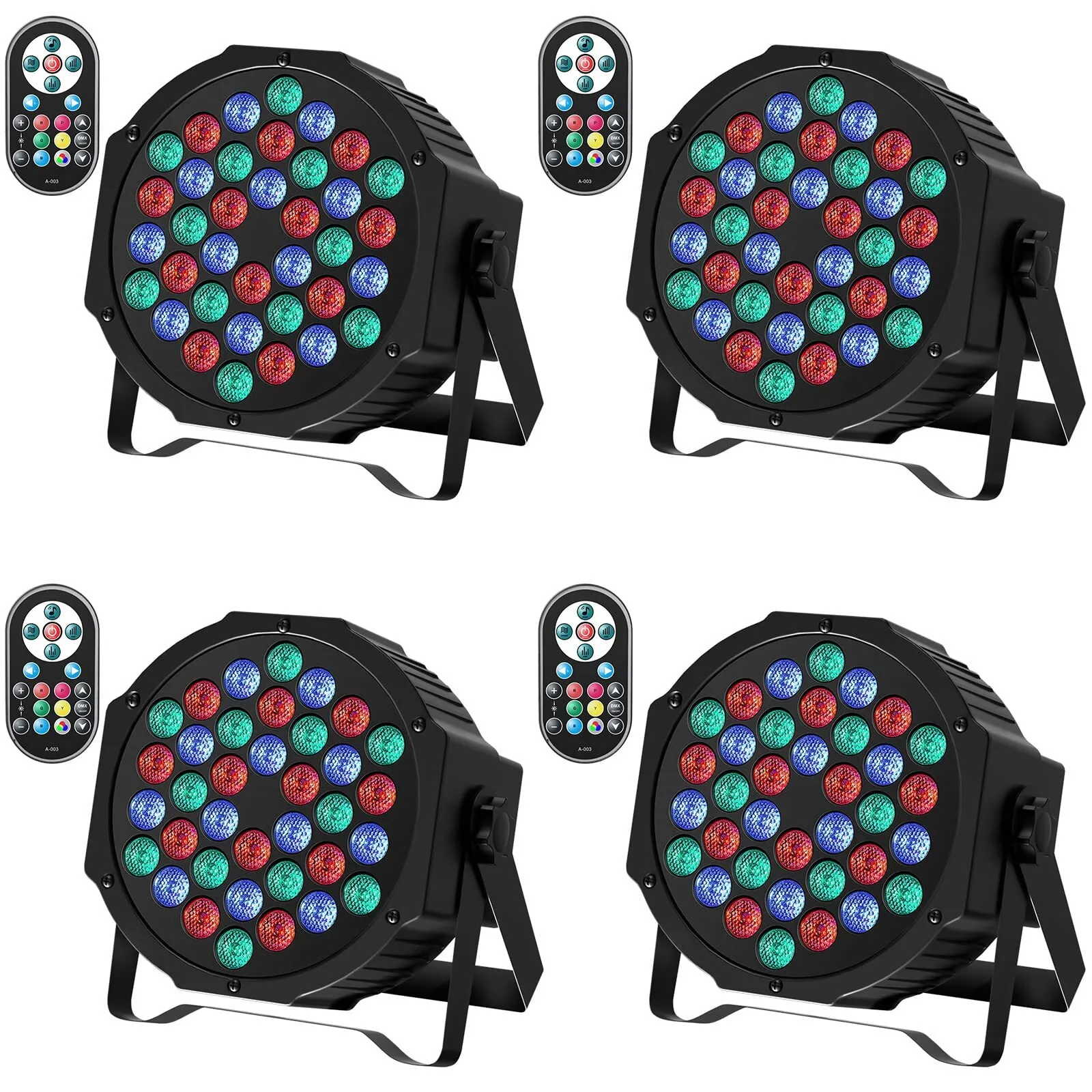 Multicolor RGB LED Backdrop Uplight wired