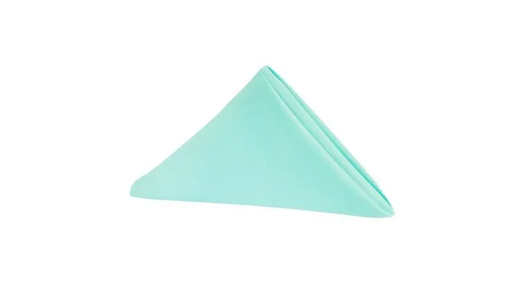 Polyester Napkin 20"x20" - Aqua Blue