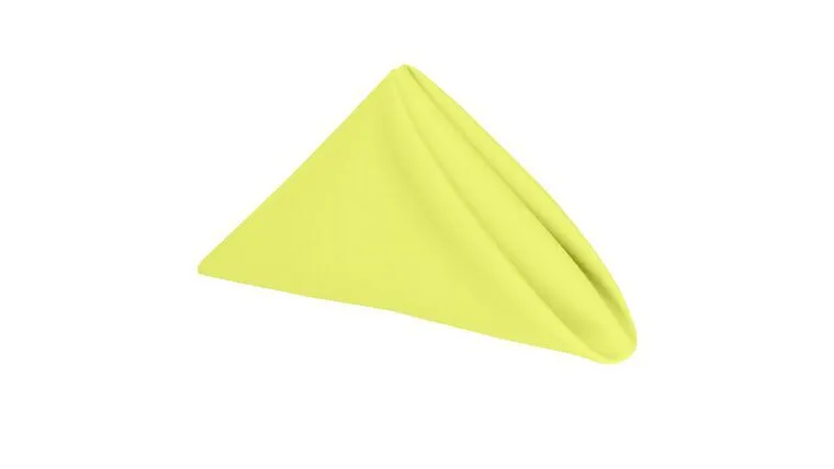 Polyester Napkin 20"x20" -  Yellow