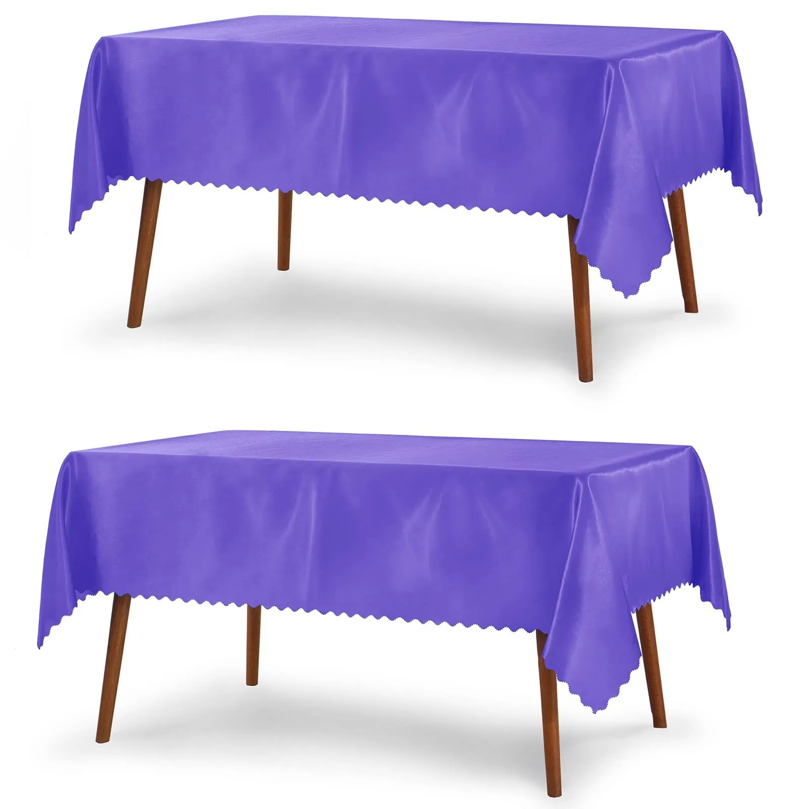Satin Table Overlay royal purple / 60" x 60"