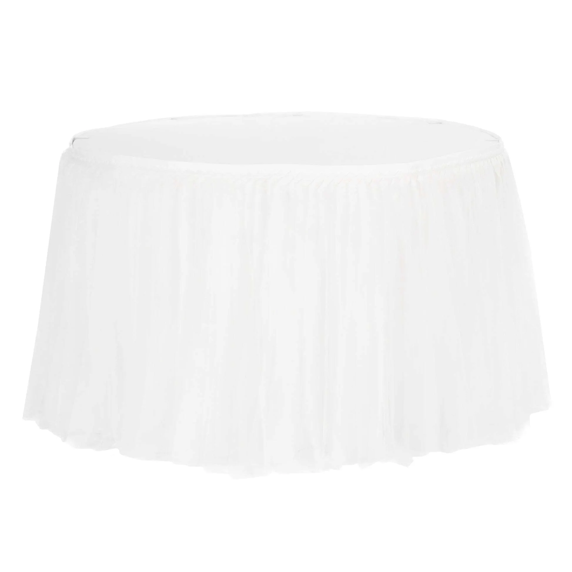 Tulle Tutu 17ft Table Skirt - Rainbow