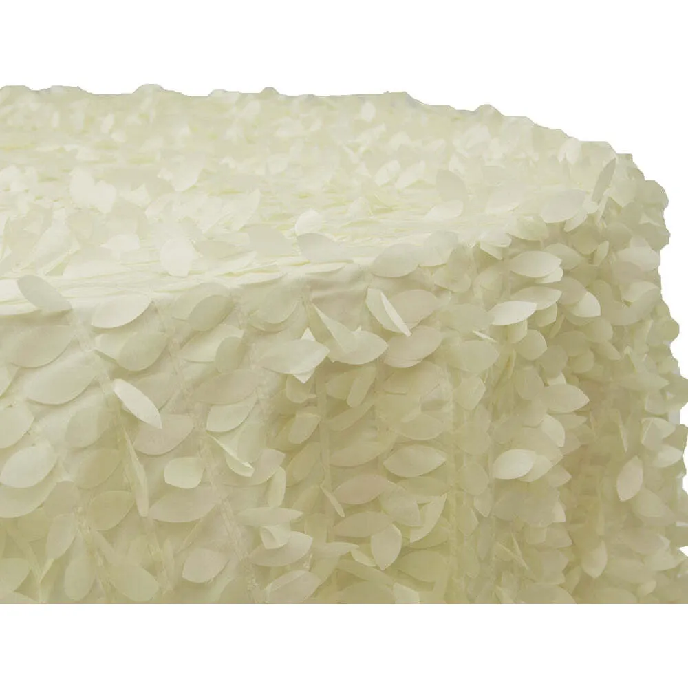 Green Leaf Petal  Tablecloth 108" 