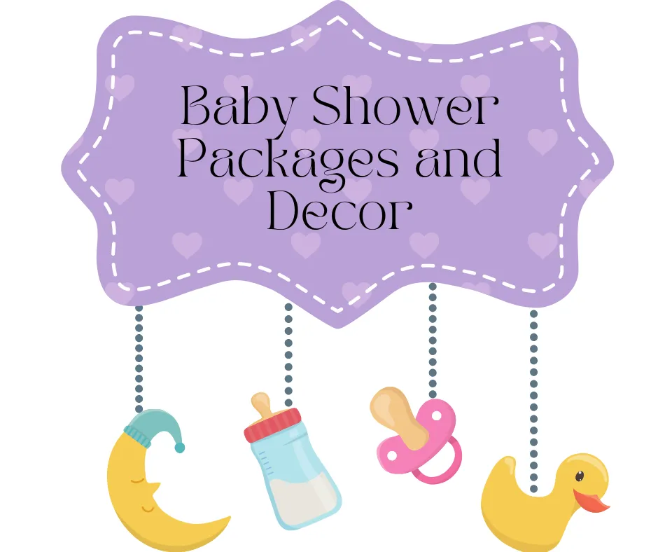 Baby Shower & Gender Reveal Packages and Decor