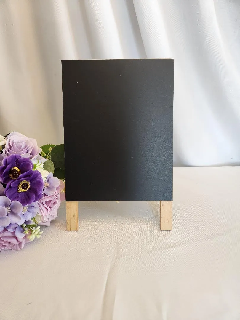 Chalkboard Sandwich Board Whiteboard Back 11 in Tall