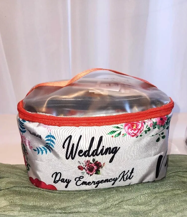 Wedding Emergency Kit Rental in Wedding Themed Bag