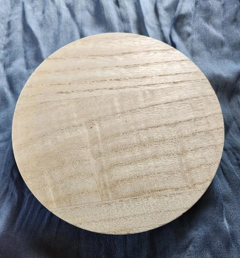 Riser Round Wooden 8.5 in Diameter x 1 in Tall Dessert Bar, Buffet Line 