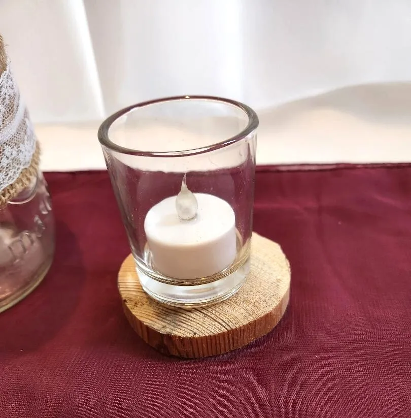 Clear Glass Votive Holders # J  2.5 in Tall x 2 in Diameter  (QTY 150)