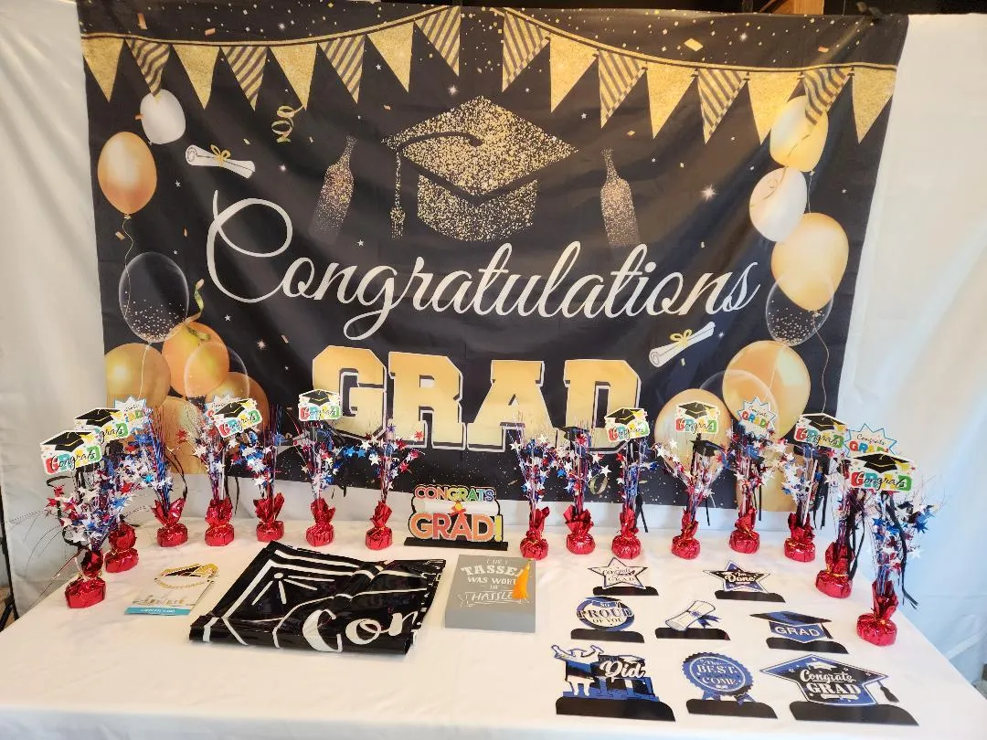  Graduation Red White & Blue Party Package # 2