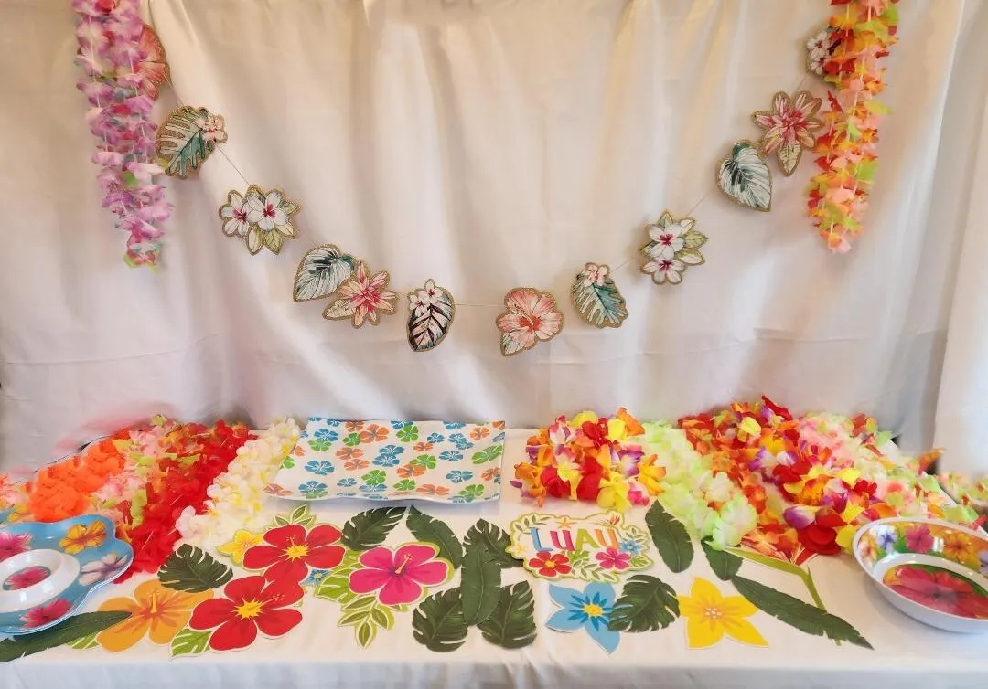 Tropical Luau Party Package - Birthdays, Rehearsal Dinner- Anytime!