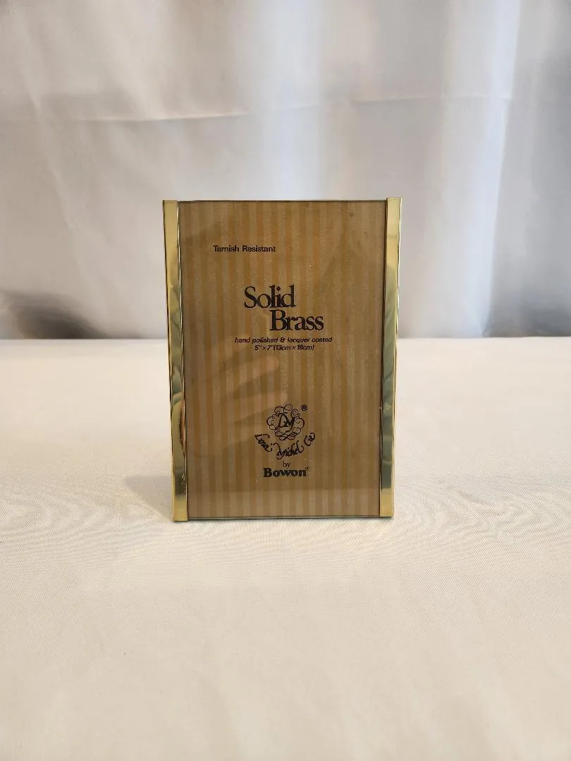 Brass Photo Frame 5x7 Easel Back    GF9