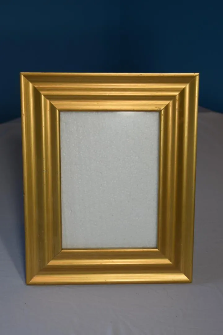 Gold Wooden Frame for Photos or Signs 8x10