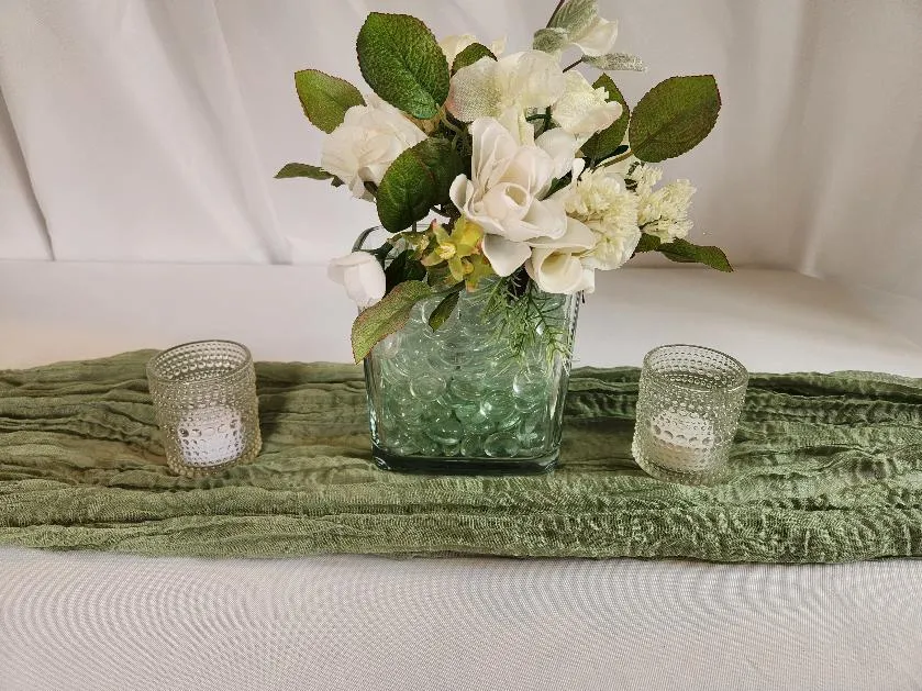 Clear Bubble Glass Pattern Votives SET Q  (QTY 33)