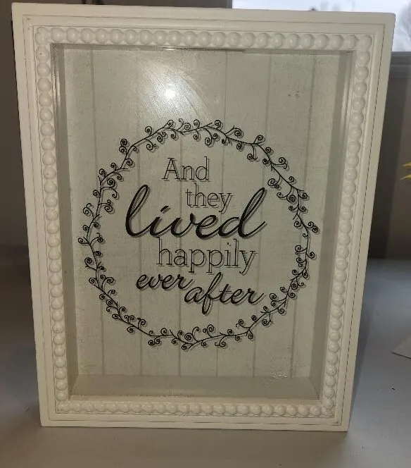 Wishes Box - And They Lived Happily Ever After Honeymoon Cash Box- Wishes-Date Night Ideas