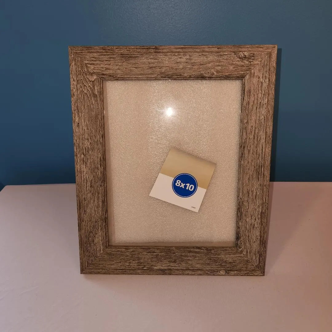 8x10 Weathered Wood Frame Easel Back    WF8